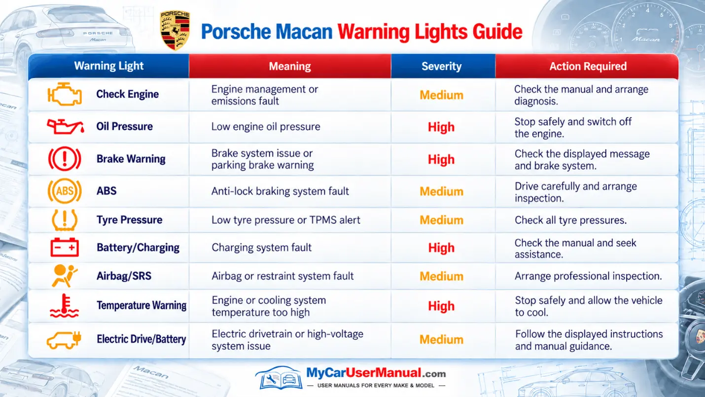 Porsche Macan Manual PDF