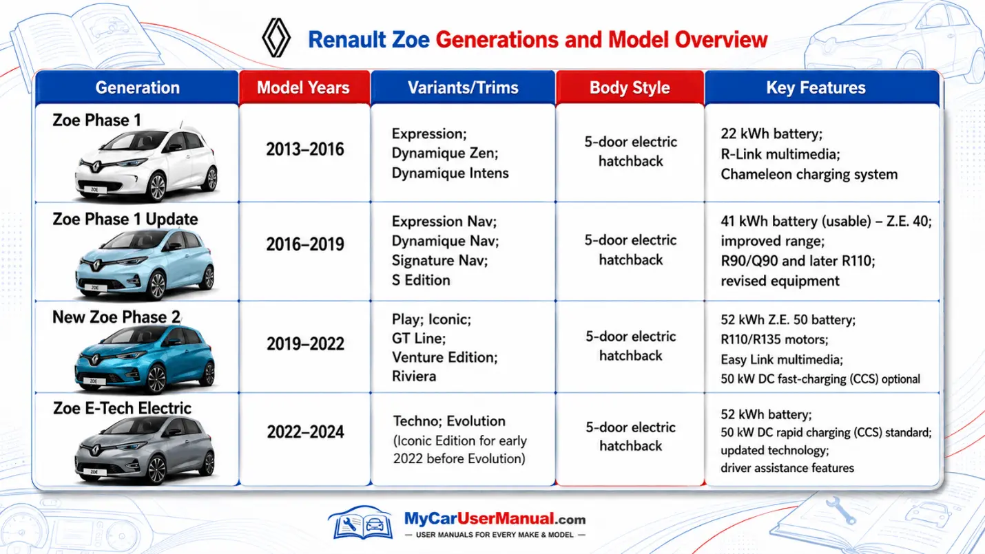 Renault Zoe Owner Manual PDF