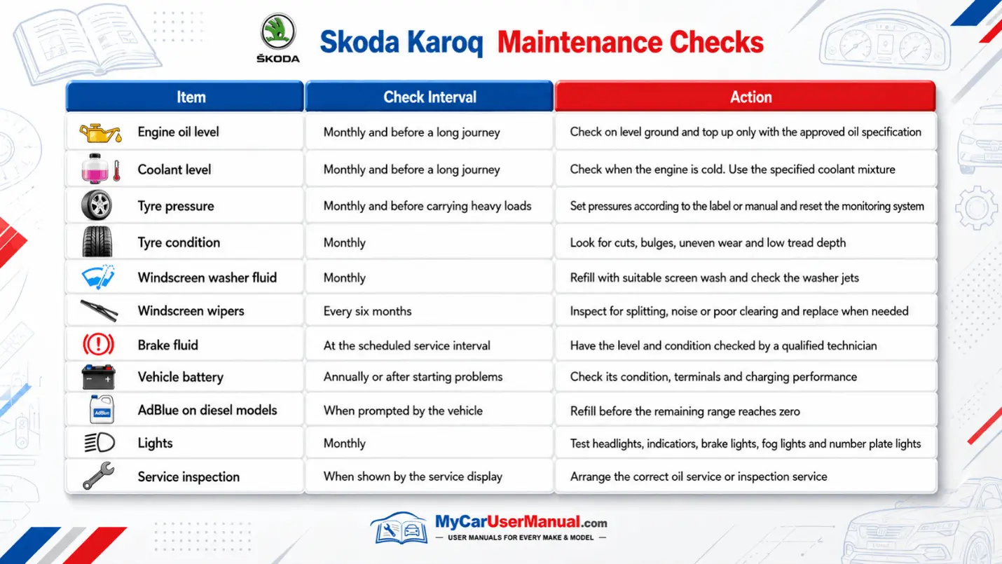 Skoda Karoq User Manual PDF