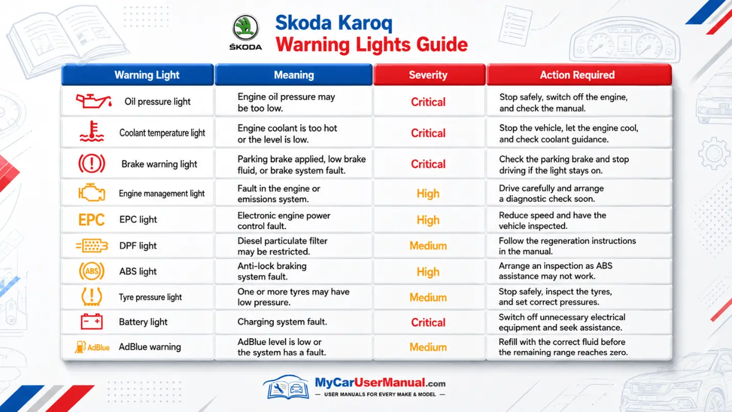 Skoda Karoq Manual PDF