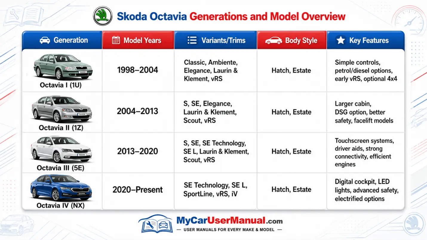 Skoda Octavia Owner Manual PDF