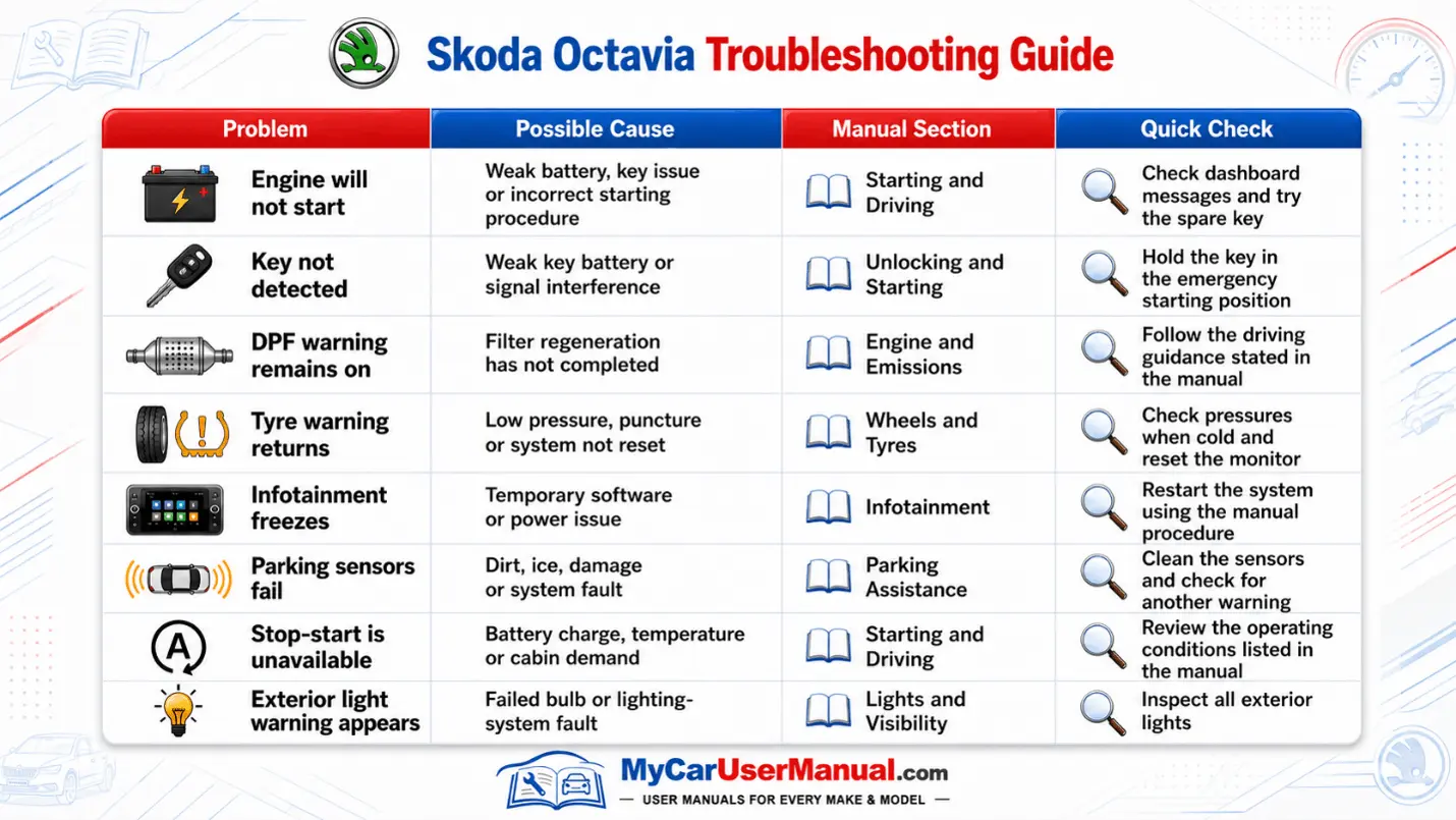 Skoda Octavia Handbook & Service Guide