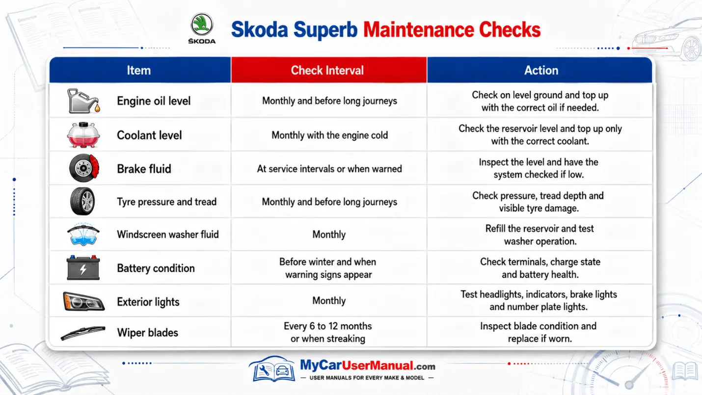 Skoda Superb User Manual PDF