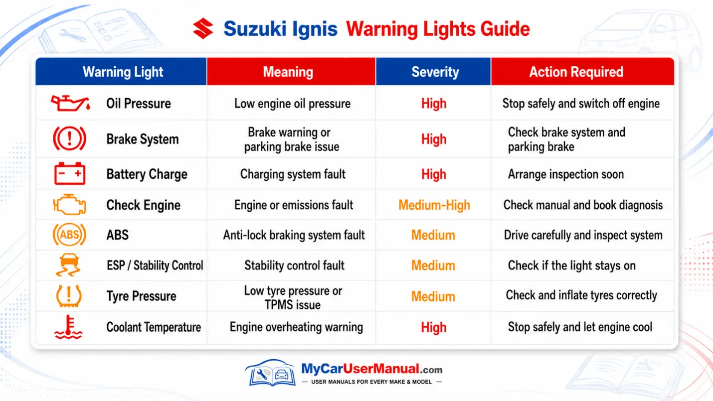 Suzuki Ignis Manual PDF