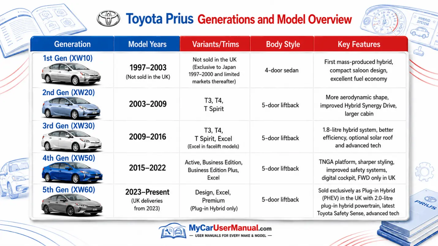 Toyota Prius Owner Manual PDF