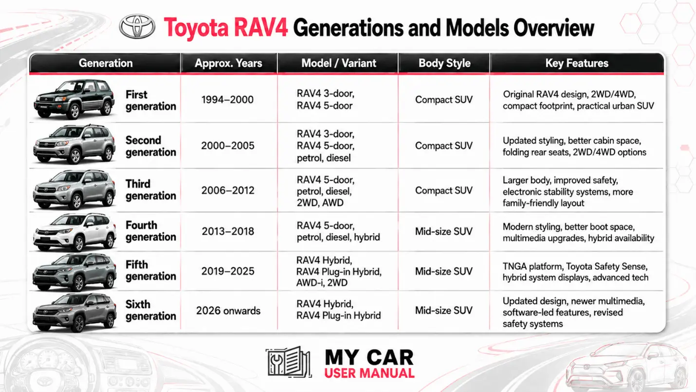 Toyota Rav4 Owner Manual PDF