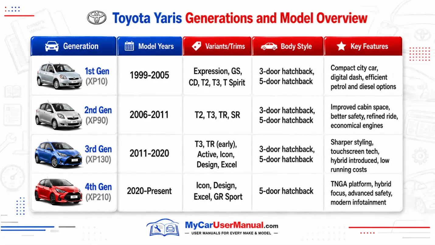 Toyota Yaris Owner Manual PDF
