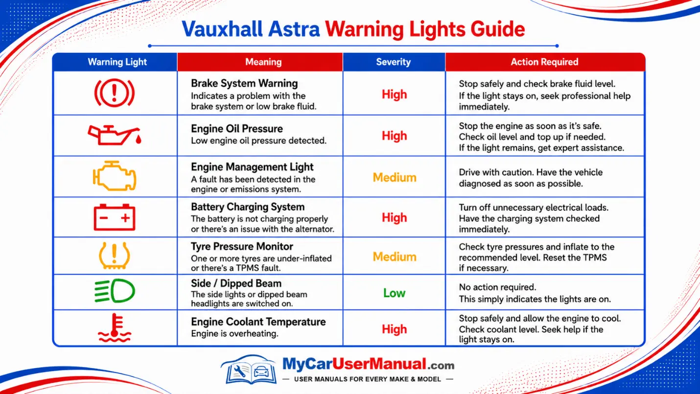 Vauxhall Astra Manual PDF