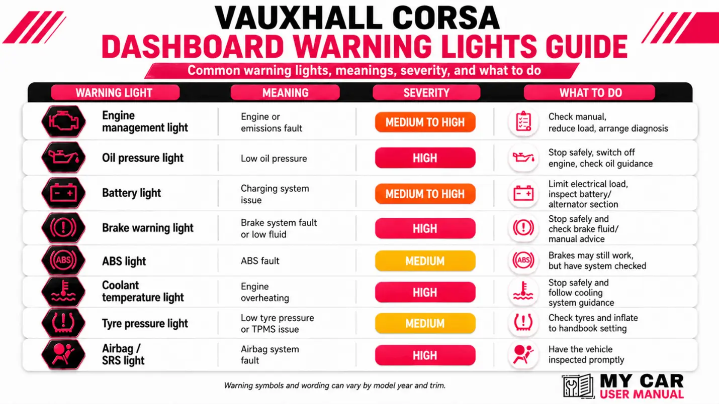 Vauxhall Corsa Manual PDF