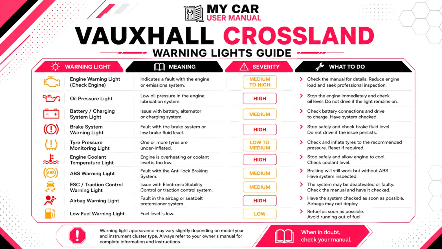 Vauxhall Crossland Manual PDF