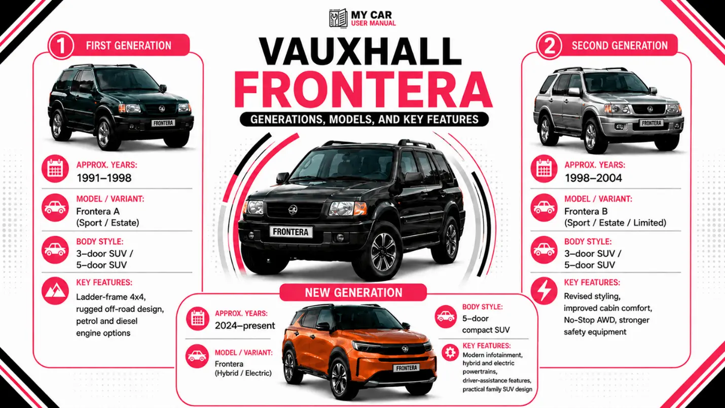 Vauxhall Frontera Owner Manual PDF