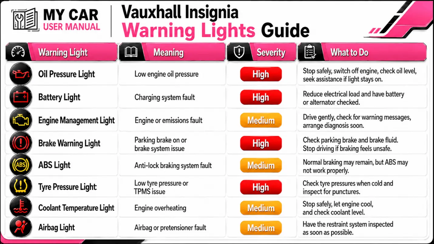 Vauxhall Insignia Manual PDF
