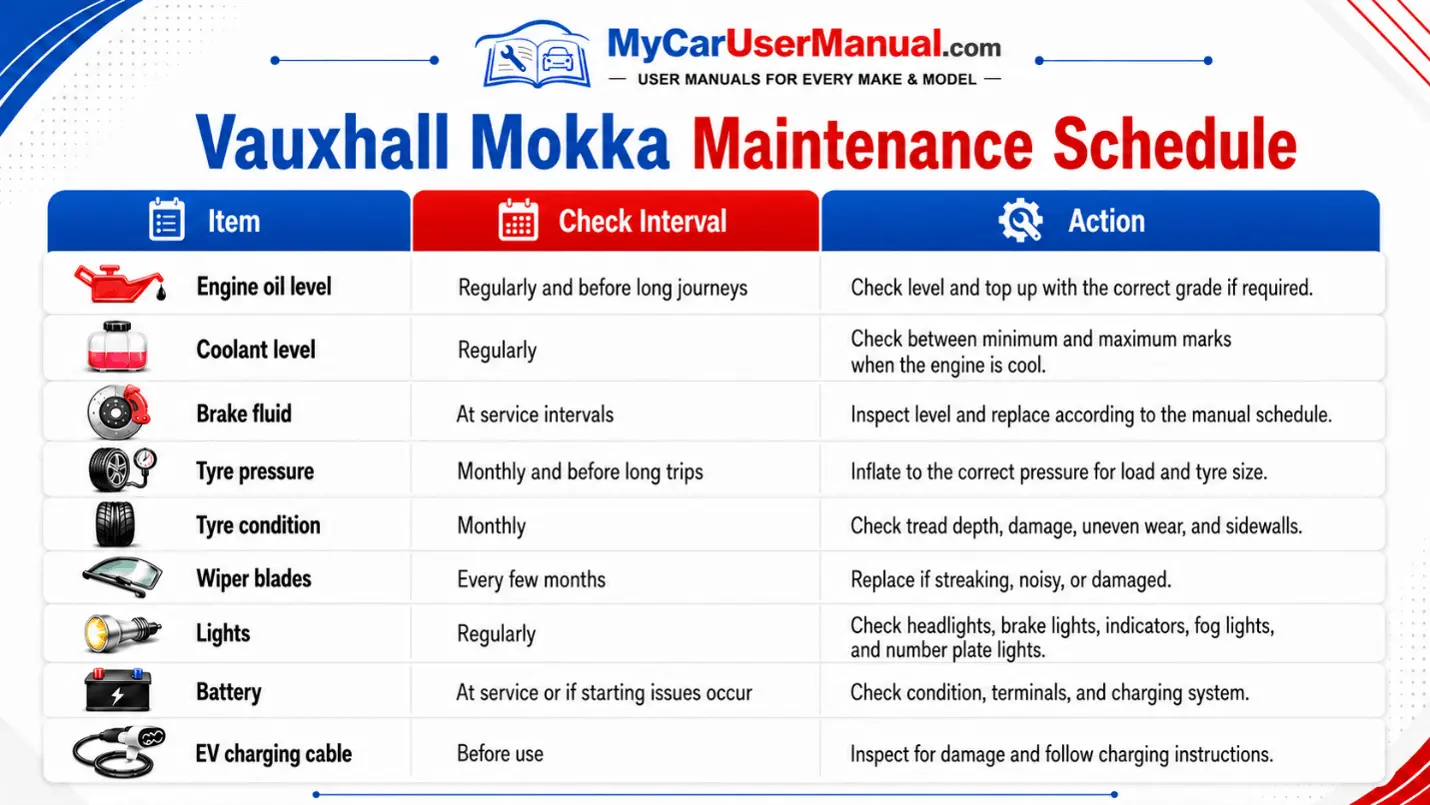 Vauxhall Mokka User Manual PDF