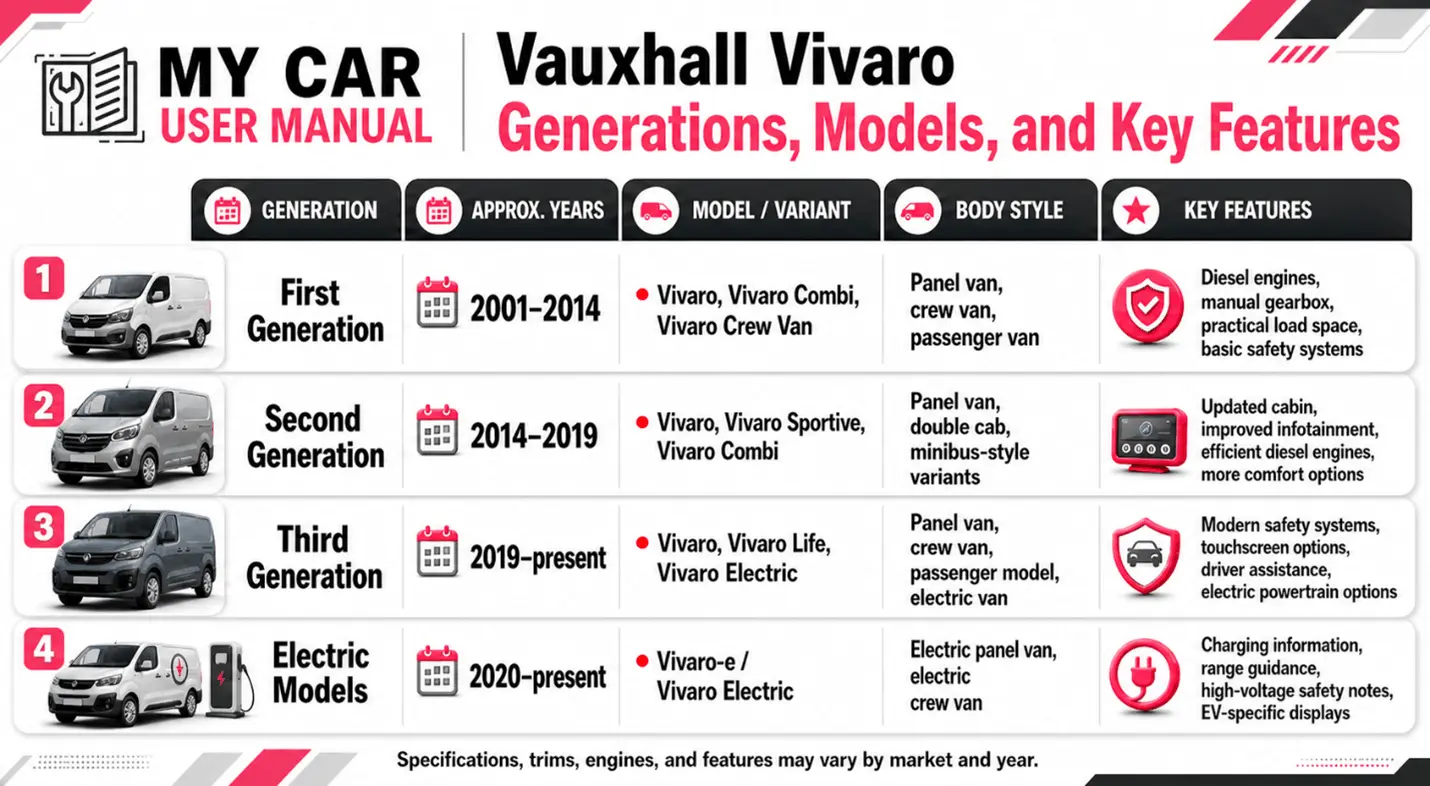 Vauxhall Vivaro Owner Manual PDF