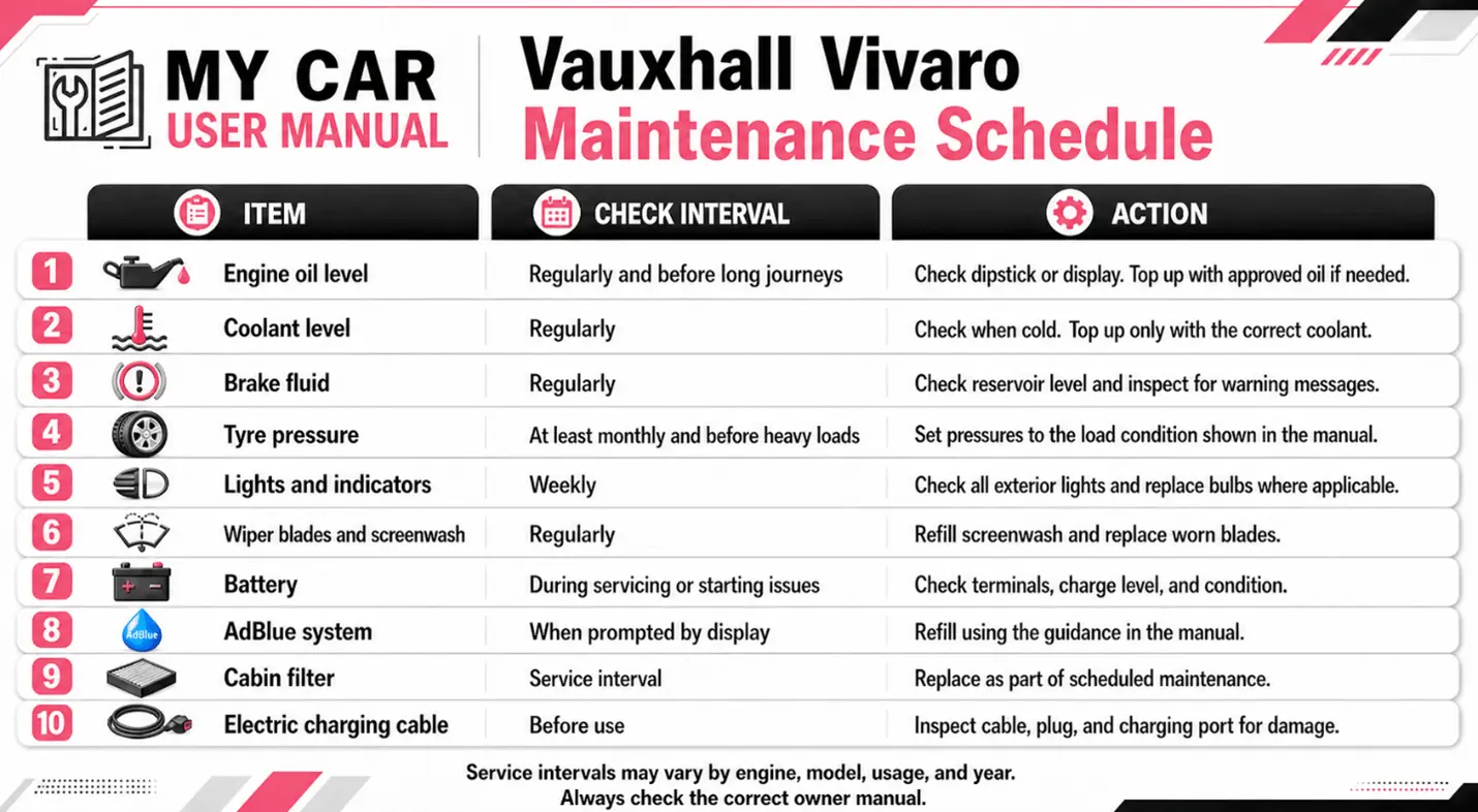 Vauxhall Vivaro Manual PDF
