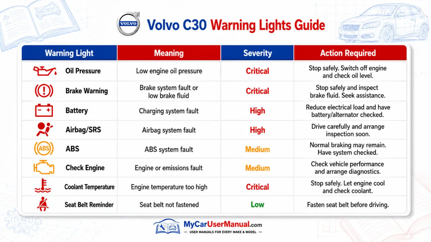 Volvo C30 Manual PDF