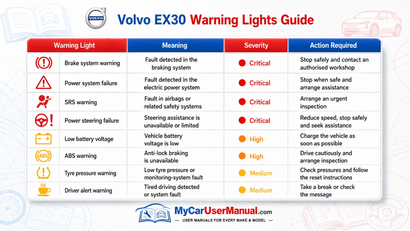 Volvo EX30 Manual PDF