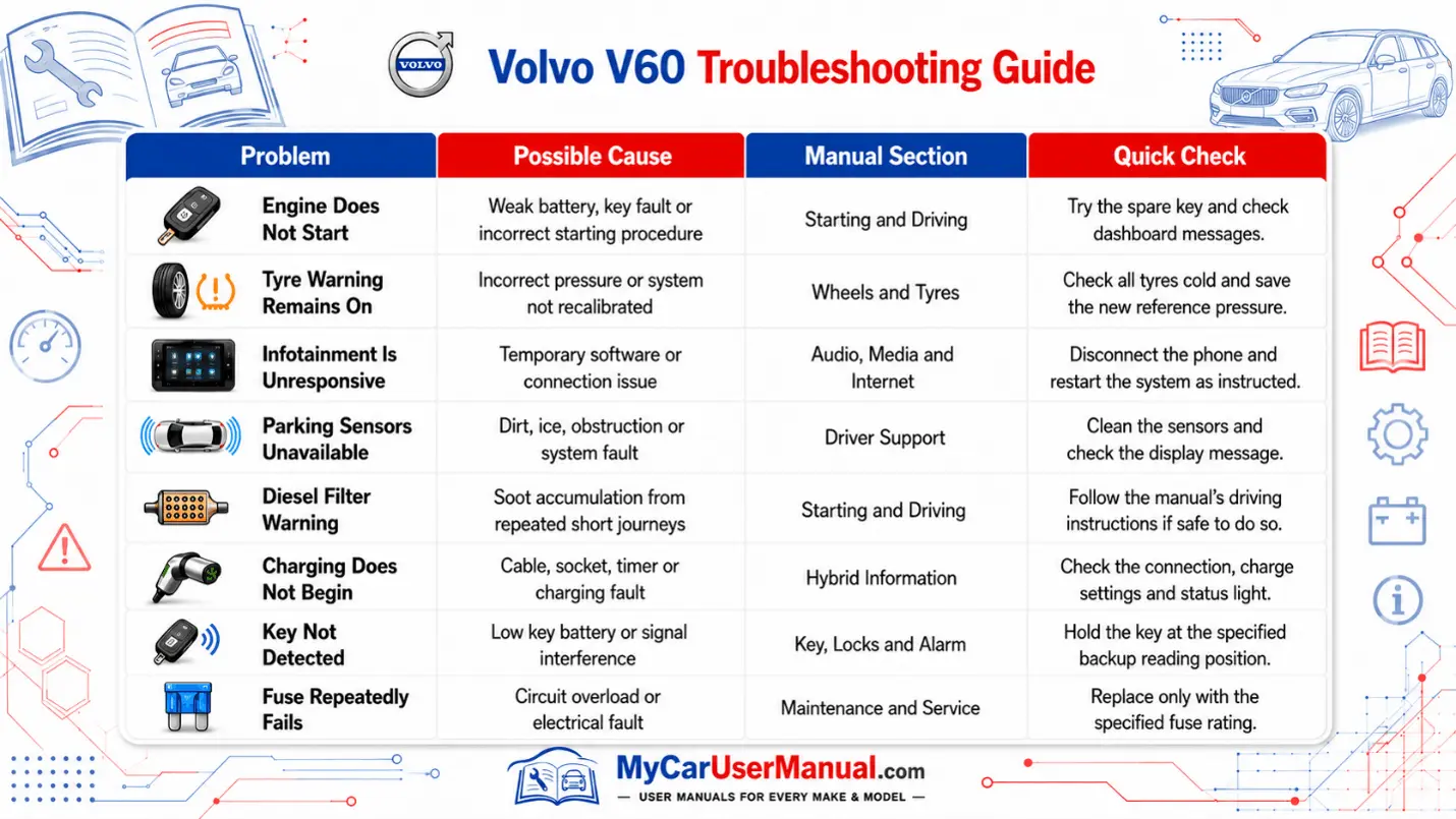 Volvo V60 Handbook & Service Guide