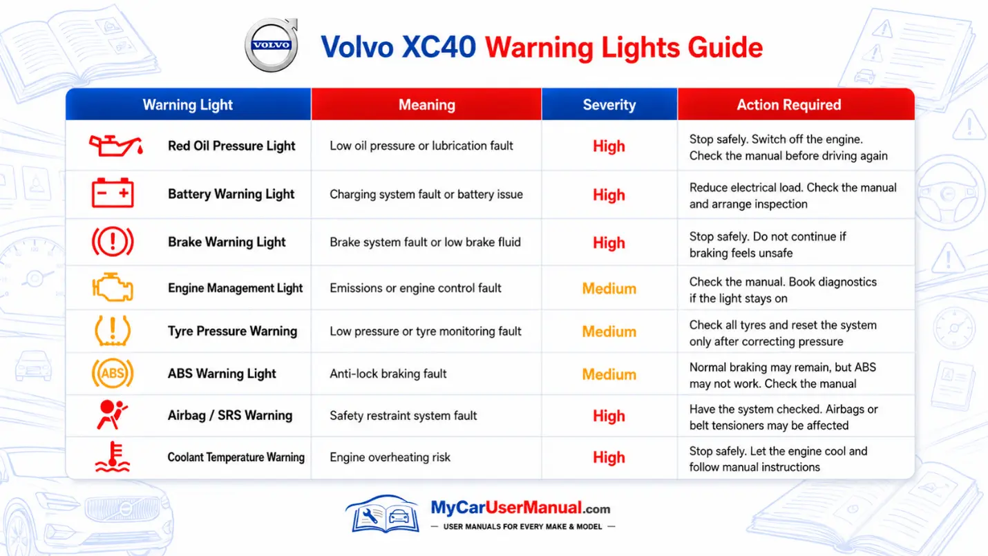 Volvo XC40 Manual PDF