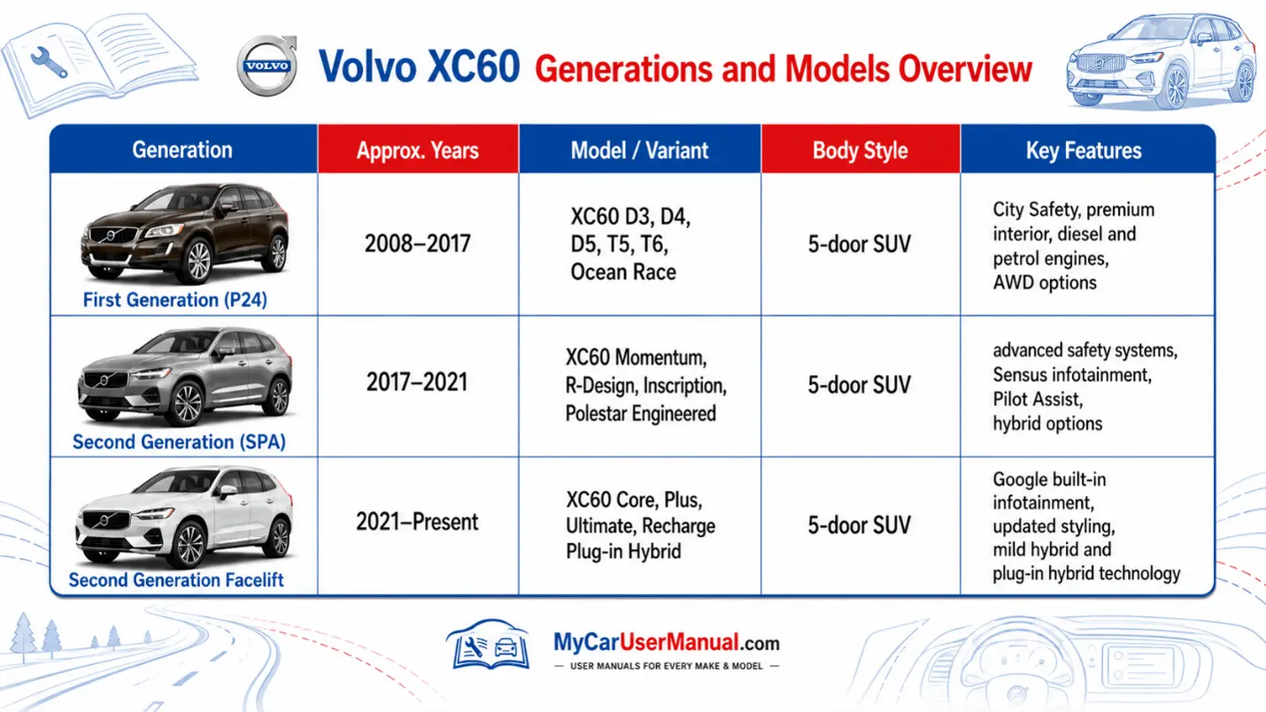Volvo XC60 Owner Manual PDF