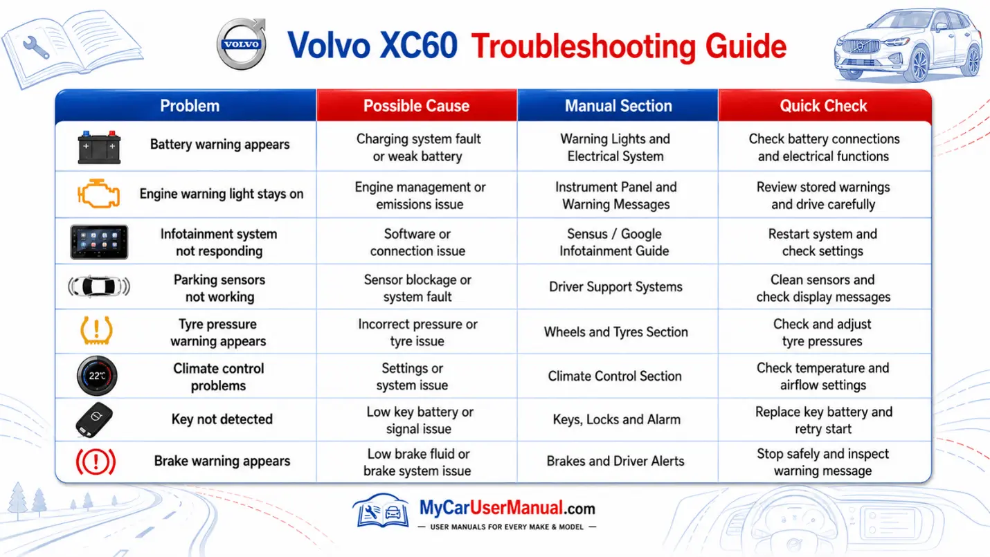 Volvo XC60 Handbook & Service Guide