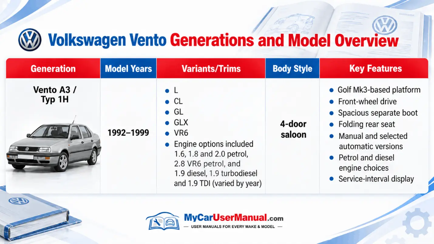 Volkswagen Vento Owner Manual PDF